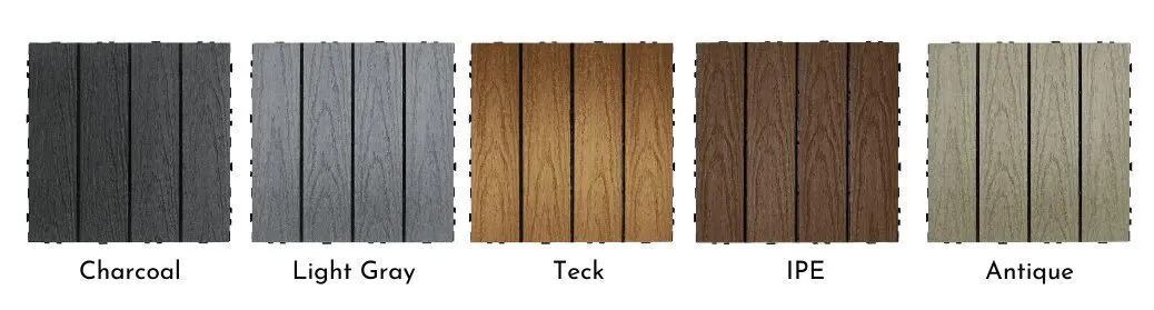 Quickdeck tile colours